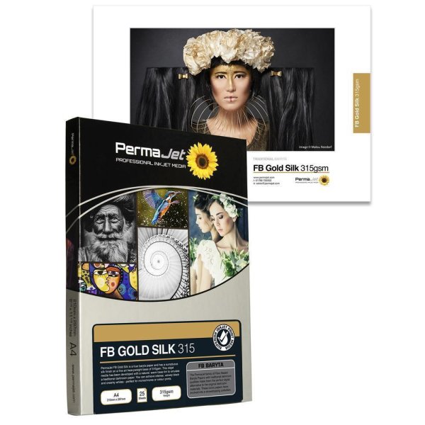 PermaJet FB Gold Silk 315, DIN A4, 25 sheets
