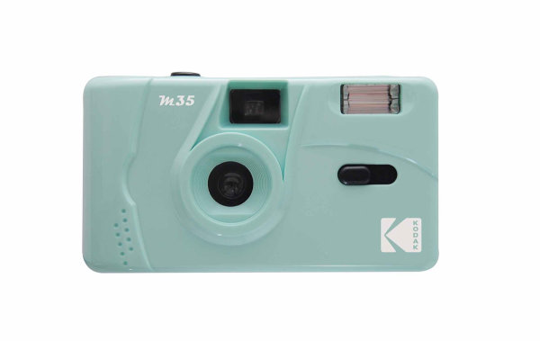 Kodak Film Kamera M35 Mint Green analoge Kleinbildkamera