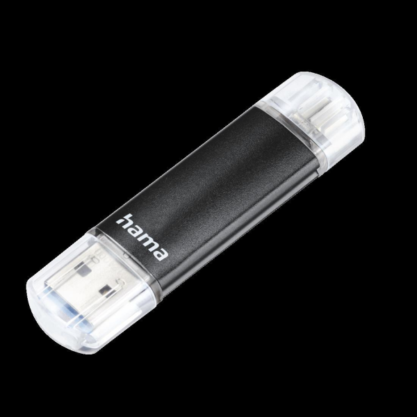 Hama FlashPen Laeta Twin USB 3.0 16 GB 40MB/s schwarz USB-Stick