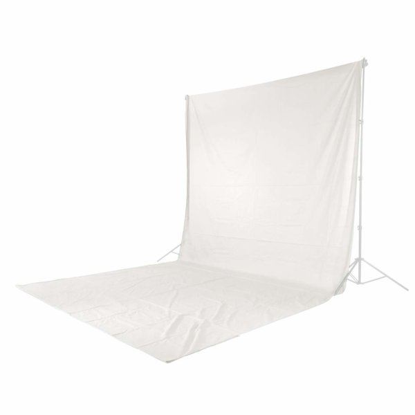 Hama Hintergrund, Stoff weiß 2,95x6 m für Fotostudio
