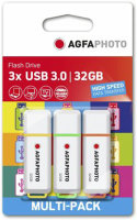 AgfaPhoto USB Stick 32 GB - 3er Pack (USB 3.0)