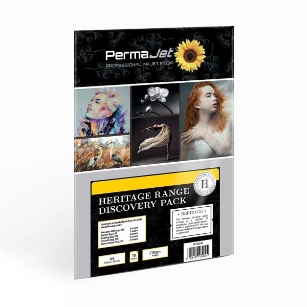 PermaJet NEW Heritage Discovery Pack, A4, 2 x 5 papers = 10 sheet