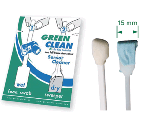 Green Clean WET Foam & DRY Sweeper Reinigungsstäbchen 15mm 4er Pack