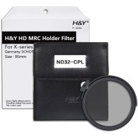 H&Y HD ND32 + CPL Drop-In Einsteckfilter-Set 95mm