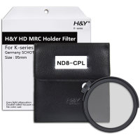 H&Y HD ND8 + CPL Drop-In Einsteckfilter-Set 95mm