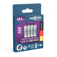 Ansmann Micro AAA 500 Typ USB-C 4er Blister (400mAh)