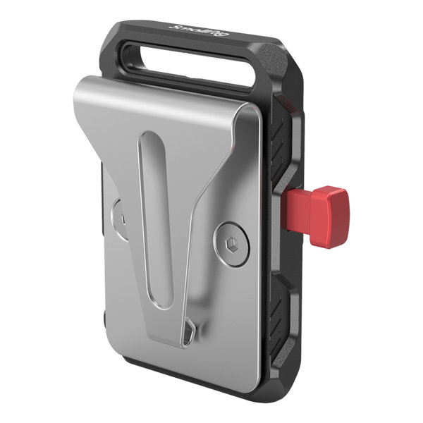 SmallRig 2990 Mini-V Battery Plate with Belt Clamp