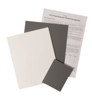 Graukarten-Set 3St. (2x 20x25cm+1x 10x12cm)