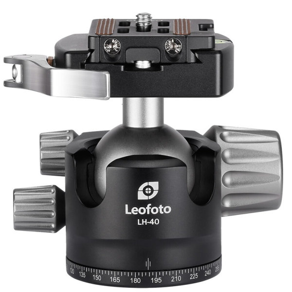 Leofoto Tripod ball-head LH-40LR + Schnellwechselplatte NP-50