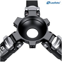 Leofoto Carbon-Dreibeinstativ LVM-324C Manba mit Nivelliereinrichtung + Videoneiger BV-10