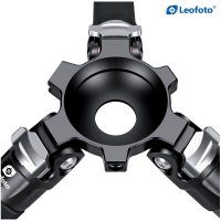 Leofoto | Carbon-Dreibeinstativ LVM-324C Manba mit Nivelliereinrichtung + Videoneiger BV-15