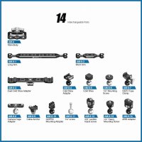 Leofoto AM-8-14 joint with adaptation for ARRI equipment