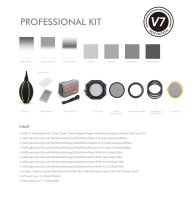 NiSi® 100 mm Professional Kit III V6 Halter + 8...