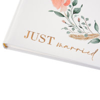 Goldbuch Just Married 30x31 cm Hochzeitsalbum, 60 weiße Seiten