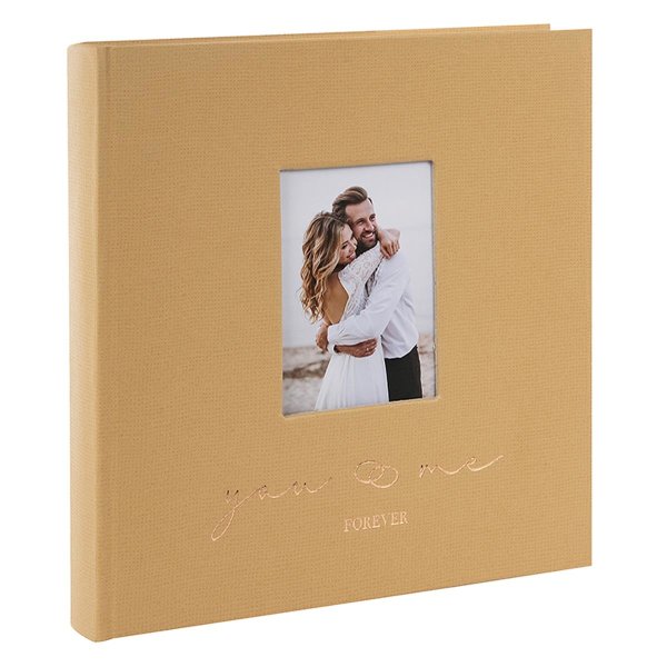 Goldbuch You & Me forever 30x31 cm Hochzeitsalbum, 60 weiße Seiten