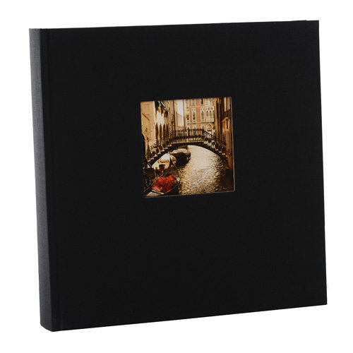 Goldbuch Bella Vista 25x25 cm black, 60 white pages, book album