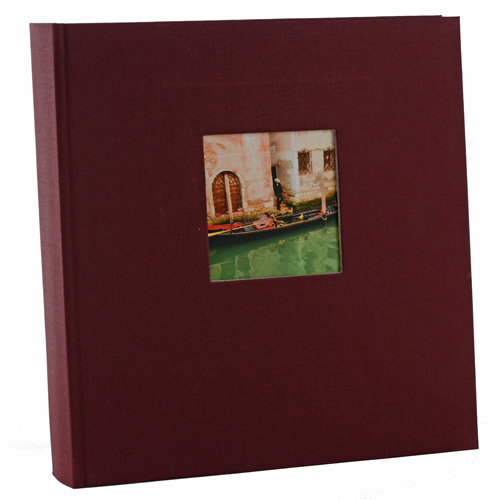 Goldbuch Bella Vista 30x31 cm, 60 weiße Seiten, bordeaux, Buchalbum