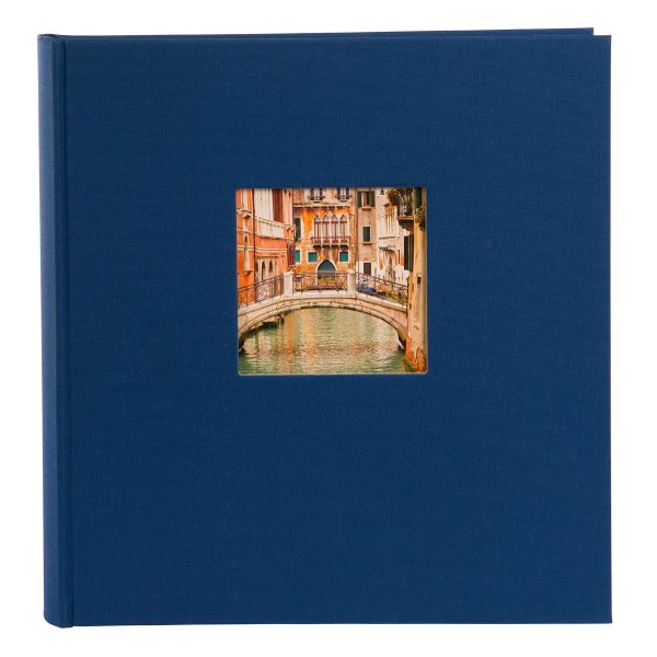 Goldbuch Bella Vista 30x31 cm, blau, 100 weiße Seiten, Buchalbum