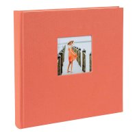 Goldbuch Bella Vista 25x25cm salmon, 60 white pages, book...