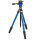Leofoto Carbon-Dreibeinstativ LY-224C Mr.Y + Videoneiger BV-0R + Nivellierbasis LB-38 blau
