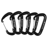 Filmsticks | Wire Gate Karabiner 5 Stück schwarz