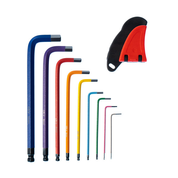 Filmsticks | Hex Key Allen Wrench, colorful, 9-piece Allen key set