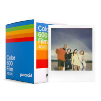 Polaroid Color 600 5er Pack mit 40 Aufnahmen, Sofortbildfilm