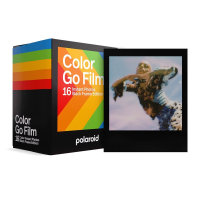 Polaroid Go Color DP 2x8 Black Frame Sofortbildfilm