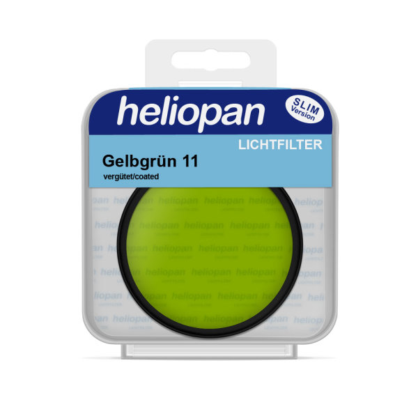 Heliopan S/W Filter 1011 | gelb-grün 11 Ø 86 x 1 mm | vergütet
