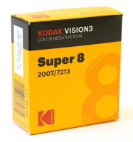 Kodak Vision3 200T 7213, 8 mm x 15 m Perf. 1R  |...