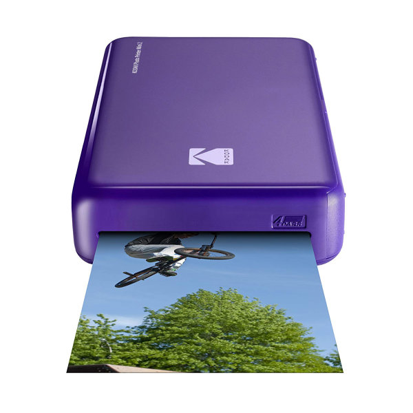 Kodak PM220 Photo Printer purple für 5,4x8,6 cm Fotos, WiFi