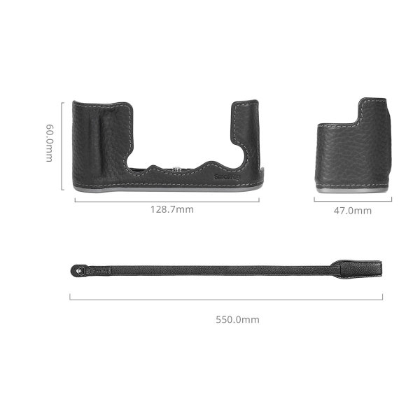SmallRig | 4709 Leather Half Case Kit für Fujifilm X-T50 schwarz