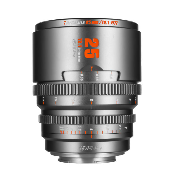 7Artisans Objektiv | Hope 25mm T2.1 titangrau