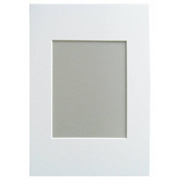 Walther Passepartout 13x18 cm polarweiß (Bildausschnitt 9x13 cm)