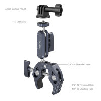 SmallRig | 3757B Crab Shaped Clamp with Ballhead Magic Arm