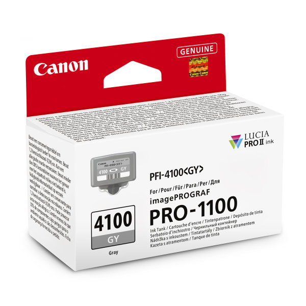 Canon PFI-4100GY gray ink for ImagePrograf PRO-1100