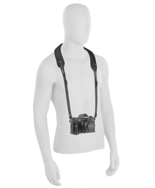 Kaiser | Neopren-Tragegurt "Profi", für DSLR-Kameras, spiegellose Systemkameras und Ferngläser