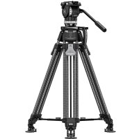 Leofoto Carbon tripod LVF-163C + FH-10 Videostativset