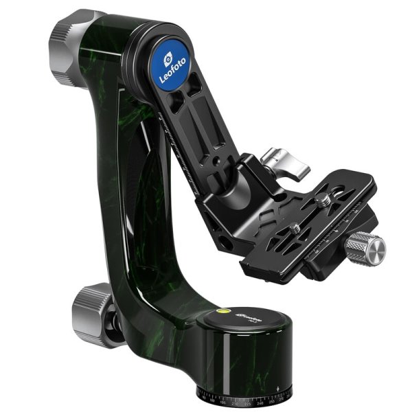 Leofoto | 2-Wege-Neiger PG-3 Carbon-Gimbal green
