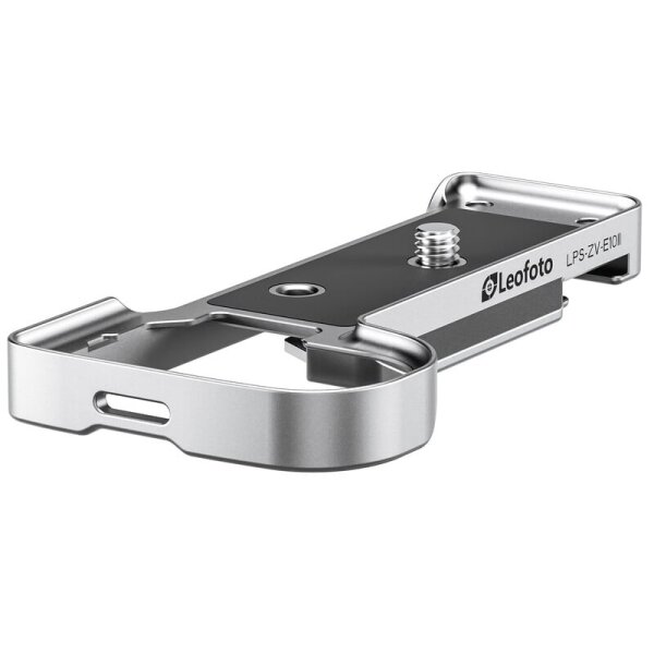 Leofoto | LPS-ZV-E10II Silver Griffstück für Sony ZV-E10 II