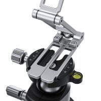 Leofoto | Magnetische Smartphonehalterung PS-5 silver