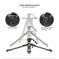 Leofoto | Carbon-Dreibeinstativ LVF-163C + BV-15 Videostativset