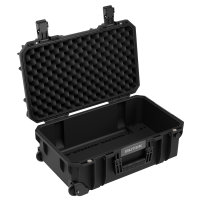 GUTEK Tortoise T-300 trolley suitcase, black 20" hard case