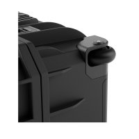 GUTEK Tortoise T-300 trolley suitcase, black 20" hard case