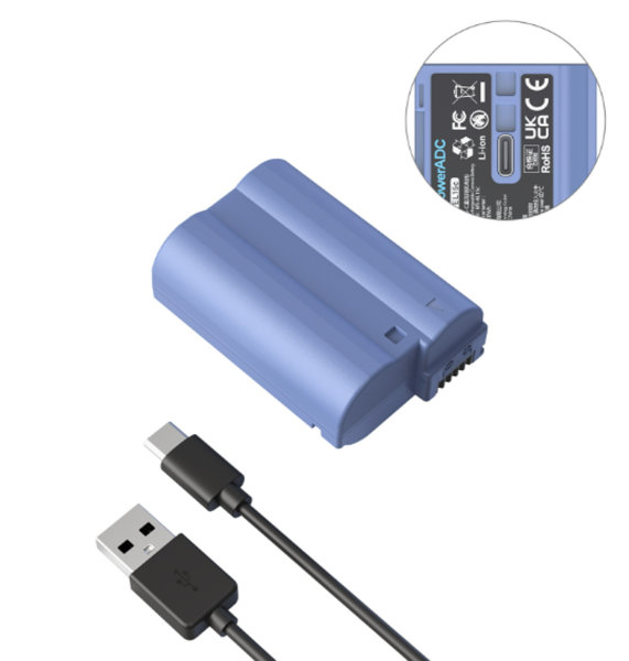 SmallRig | 4332B EN-EL15c USB-C (Nikon) aufladbare Kamerabatterie