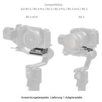 SmallRig | 4639 HawkLock H38 Arca-Swiss QR Plate for DJI Stabilizers