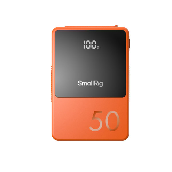 SmallRig | 4871 VB50 mini V Mount Battery (Orange)