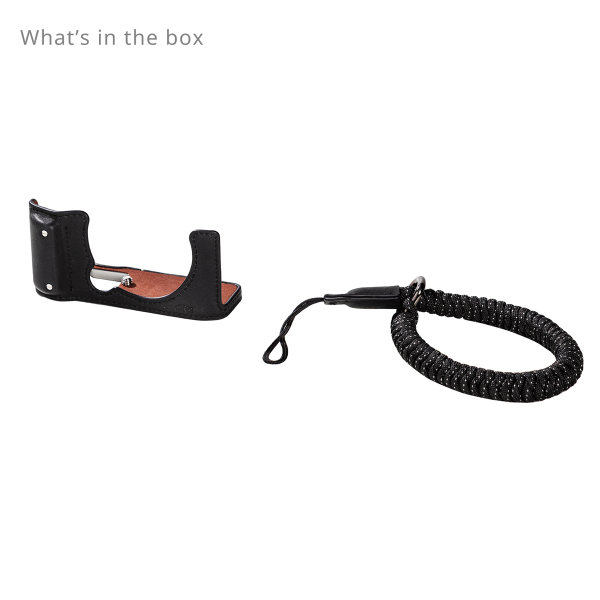 SmallRig | 4879 Kamera-Leder-Halbschalen- Set für Fujifilm X-M5 schwarz