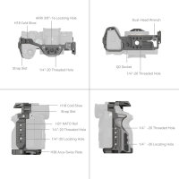 SmallRig | 4481 HawkLock QR Cage für Sony 7R V/IV/ 7S III/1