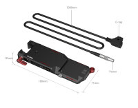 SmallRig | 3251 Power Pass-Through Platte für DJI RS2/RS 3 Pro